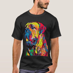 T-shirt Portrait italien d'animal familier de tête de