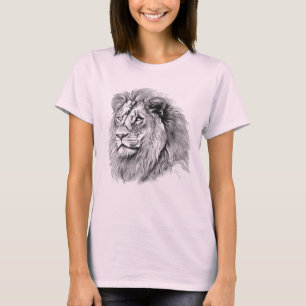 T-shirt Portrait Lion puissant