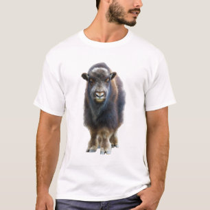 T-shirt Portrait majestueux de bison américain Hommes de f