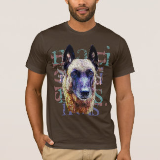 t-shirt portrait malinois