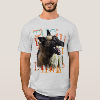t-shirt portrait malinois
