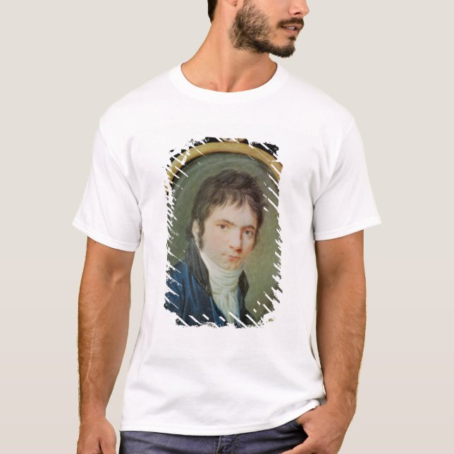 T-shirt Portrait miniature de Ludwig van Beethoven, 1802 (Devant)