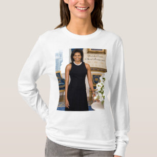 T-shirt Portrait officiel de première Madame Michelle