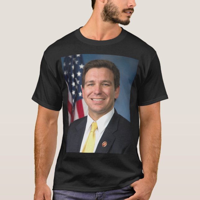 T-shirt Portrait officiel de Ron Desantis (Devant)