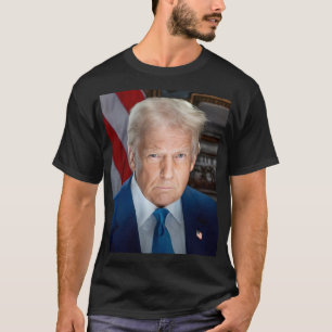 T-shirt Portrait officiel d'investiture du président Trump
