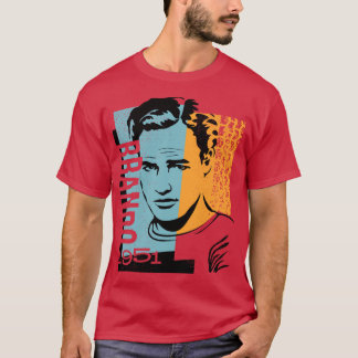 T-shirt Portrait original de design graphique de Marlon Br