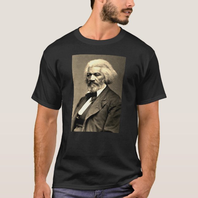 T-shirt Portrait photo de Frederick Douglass (Devant)