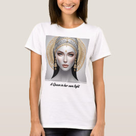 T-shirt Portrait royal d'une femme divine