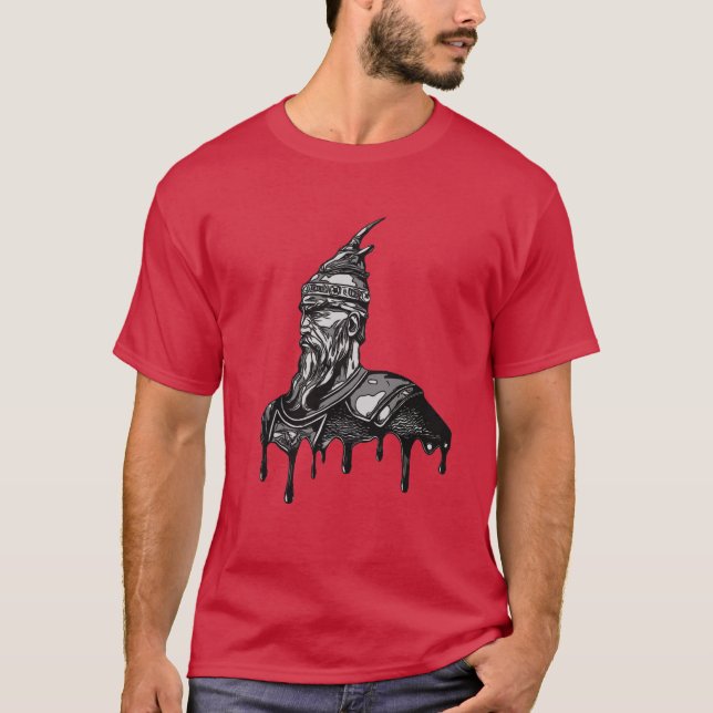 T-shirt Portrait Skanderbeg - Pride albanaise (Devant)