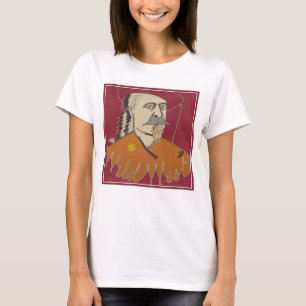 T-shirt Portrait Tête Et Épaules De Buffalo Bill