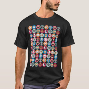 T-shirt Portraits de portraits de porcelaine
