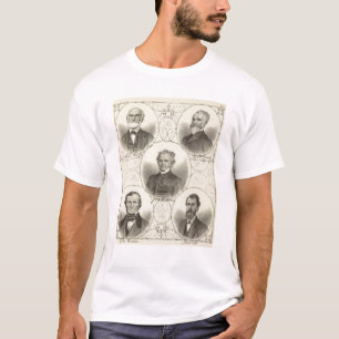 T-shirt Portraits des hommes de la côte de New Jersey