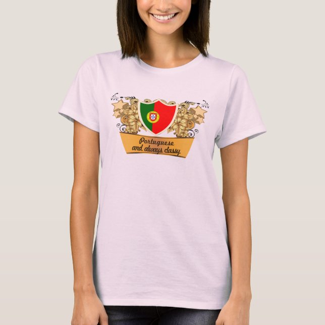 T-shirt Portugais chic (Devant)