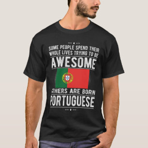 T-shirt Portugais Drapeau Portugal Patrimoine Roches Portu