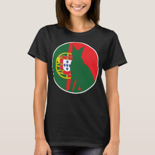 T-shirt Portugal Drapeau animal national portugais Lynx