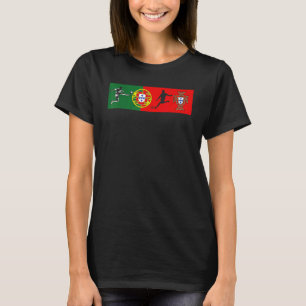 T-shirt Portugal Drapeau Football Joueur Fier Portugal Soc