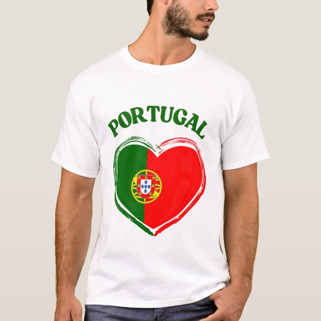 T-shirt Portugal flag (Devant)