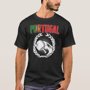 T-shirt Portugal Ping Pong Portugais Table Tennis Soutien