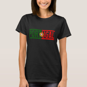 T-shirt Portugal Portugais Drapeau Fierté Racines Souvenir