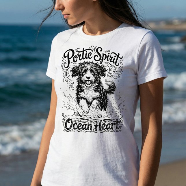 T-shirt Portuguese Water Dog - Portie (Créateur téléchargé)