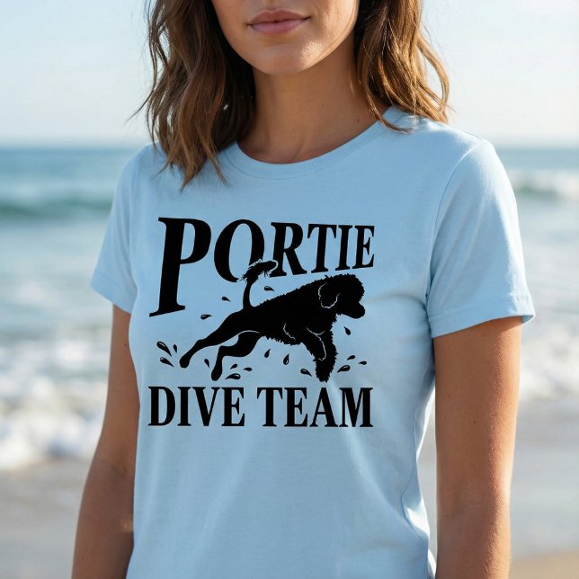 T-shirt Portuguese Water Dog - Portie (Créateur téléchargé)