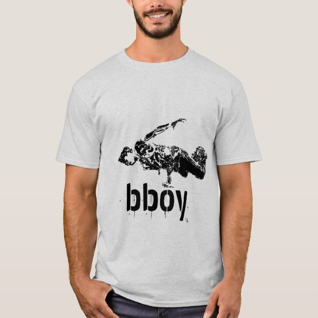 T-shirt Pose de Bboy par Jeffrey (Devant)