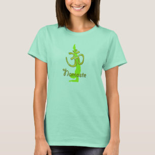 T-shirt pose de l'équilibre sur les mains, namaste yoga