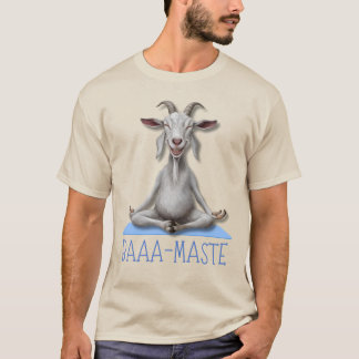 T-shirt Pose de méditation Yoga de chèvre amusante, Amateu