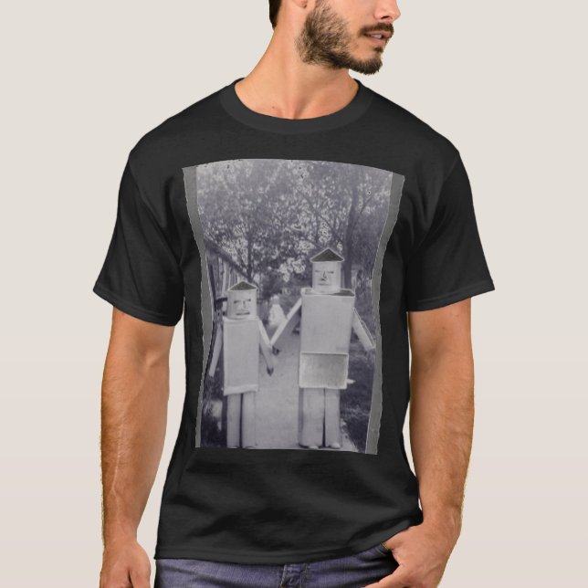 T-shirt pose de robot (Devant)