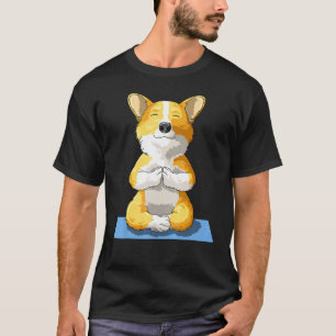 T-shirt Pose de yoga Corgi Chien Propriétaires de Corgi Ga