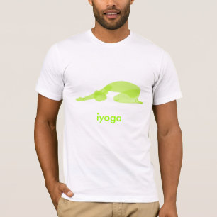 T-shirt pose de yoga, pose vers le bas