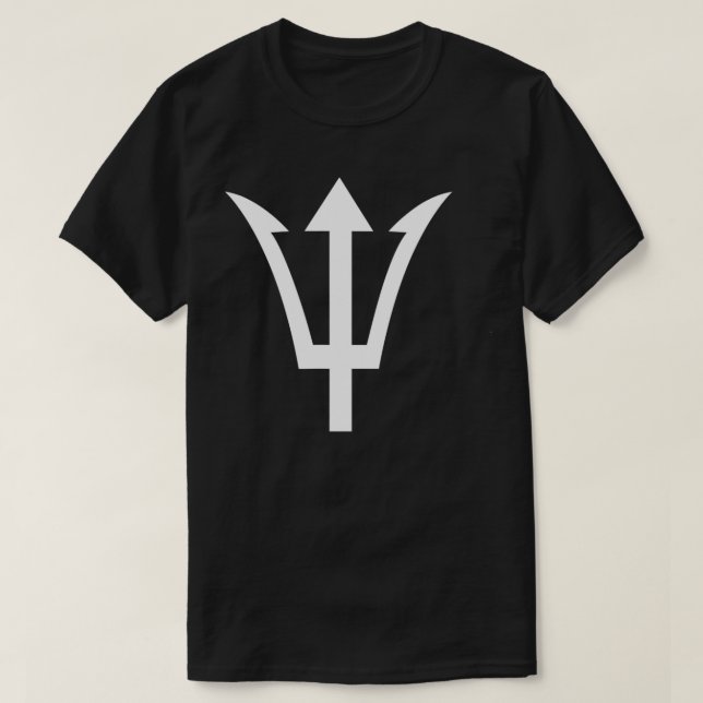 T-shirt Poseidon trident neptune greek gods design  (Design devant)