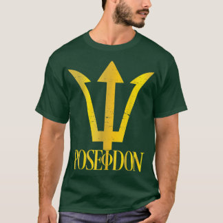 T-shirt Poseidon Trident Symbole de puissance de la Grèce