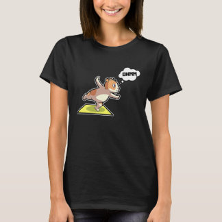 T-shirt Poses de yoga de hamster Sport Gymnastique Batteme