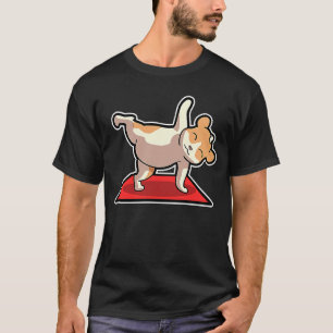 T-shirt Poses de yoga de hamster Sport Gymnastique Batteme