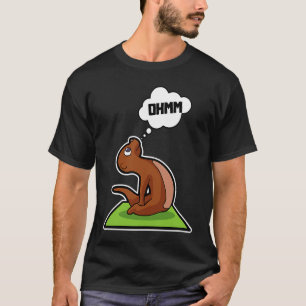 T-shirt Poses de yoga de loutre de poisson Sport Gymnastiq