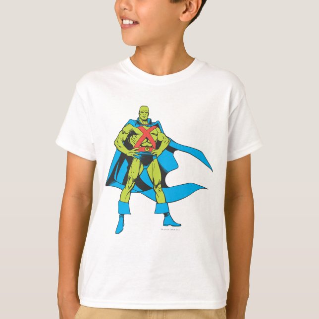 T-shirt Poses Martian Manhunter (Devant)