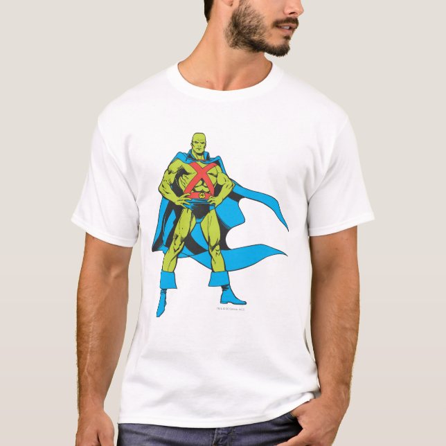 T-shirt Poses Martian Manhunter (Devant)