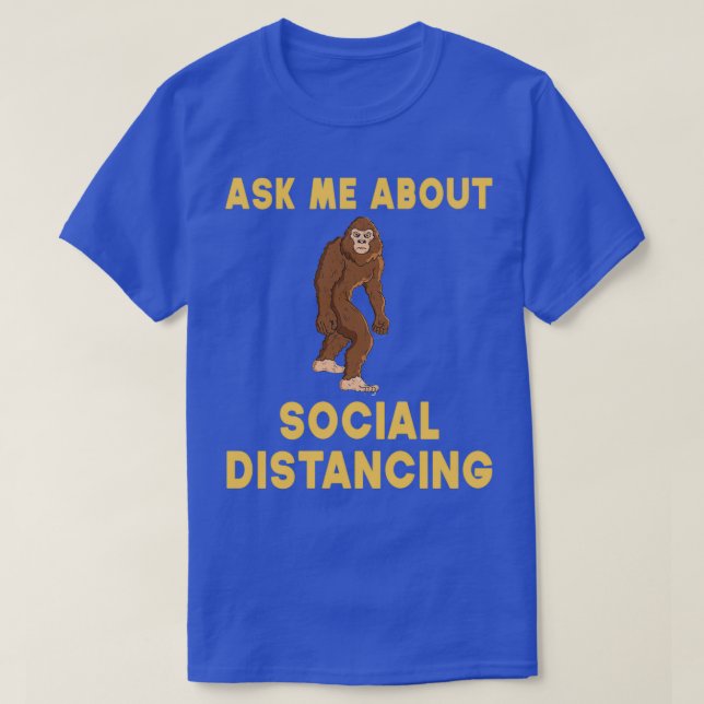 T-shirt Posez-Moi Des Questions Sur La Distance Sociale (Design devant)
