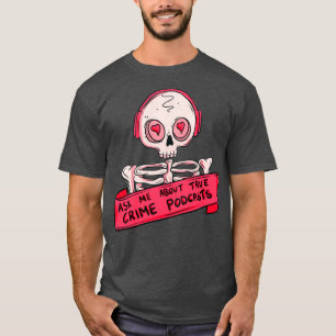 T-shirt Posez-moi des questions sur les vrais podcasts cri