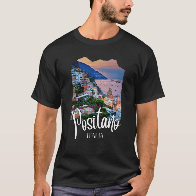 T-shirt Positano Amalfi Coast (Devant)