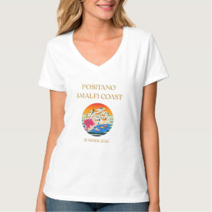 T-Shirt Positano Côte d'Amalfi - Tee Été 2026