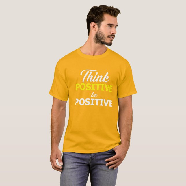 T-shirt positif inspirant (Devant entier)