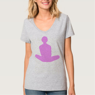 T-shirt Position de Lotus dans le rose !