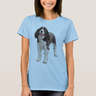 T-shirt Position de springer spaniel