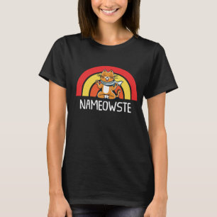 T-shirt Position de yoga drôle de chat Namaste Cat Yoga