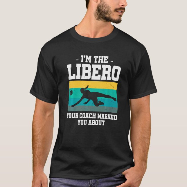 T-shirt Position du joueur de volley-ball (Devant)