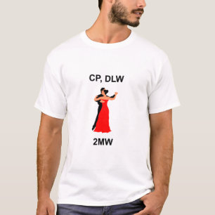 T-shirt Position fermée, Mur de ligne de diag, Attendre 2
