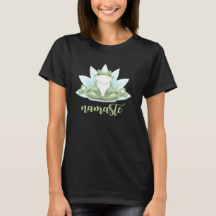 T-shirt Positions de yoga Namaste drôles Grenouille Bouddh