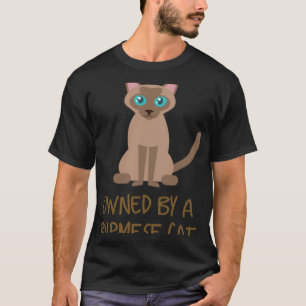 T-shirt Possédé par un chat birman